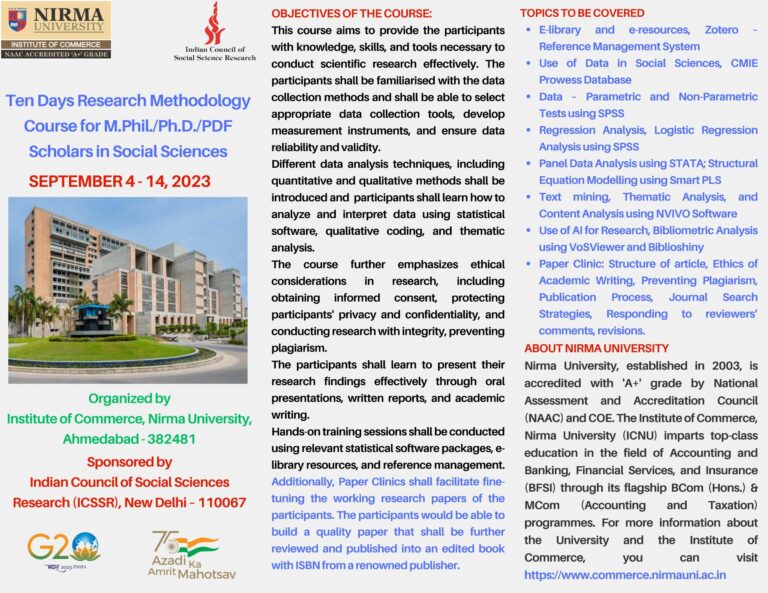 https://indianresearchers.com/2023/07/31/icssr-sponsored-10-days-free-research-methodology-course-by-nirma-university/
