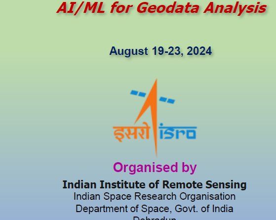 ISRO Launch free 5 days AI, ML course with Certification from August 19 to August 23, 2024