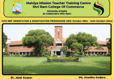 Malviya Mission Teacher Training Centre Shri Ram College Of Commerce 14TH NEP ORIENTATION & SENSITIZATION PROGRAMME 16th October 2024 to 24th October 2024