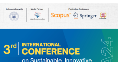 3rd International Conference on Sustainable, Innovative Practices in Business and Academia hosted by Jain University Bangalore with a option to publish your paper in SCOPUS Indexed Journal