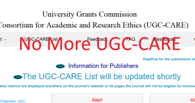 UGC-CARE Journal Listings Discontinued: What It Means for Researchers