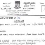 Karnataka University PhD Notification