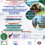 International Conference on Recent Advances in Science & Technology for Sustainable Development (RASTSD-2026) by Dayananda Sagar College of Engineering